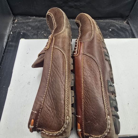 Trask Tan Leather Slip-On Loafers‎ Men Size 10